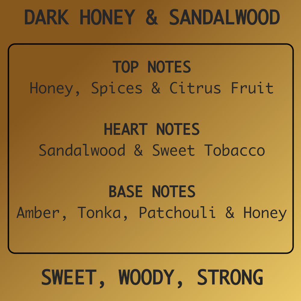 Dark Honey & Sandalwood - Luxury Hand Soap 250ml