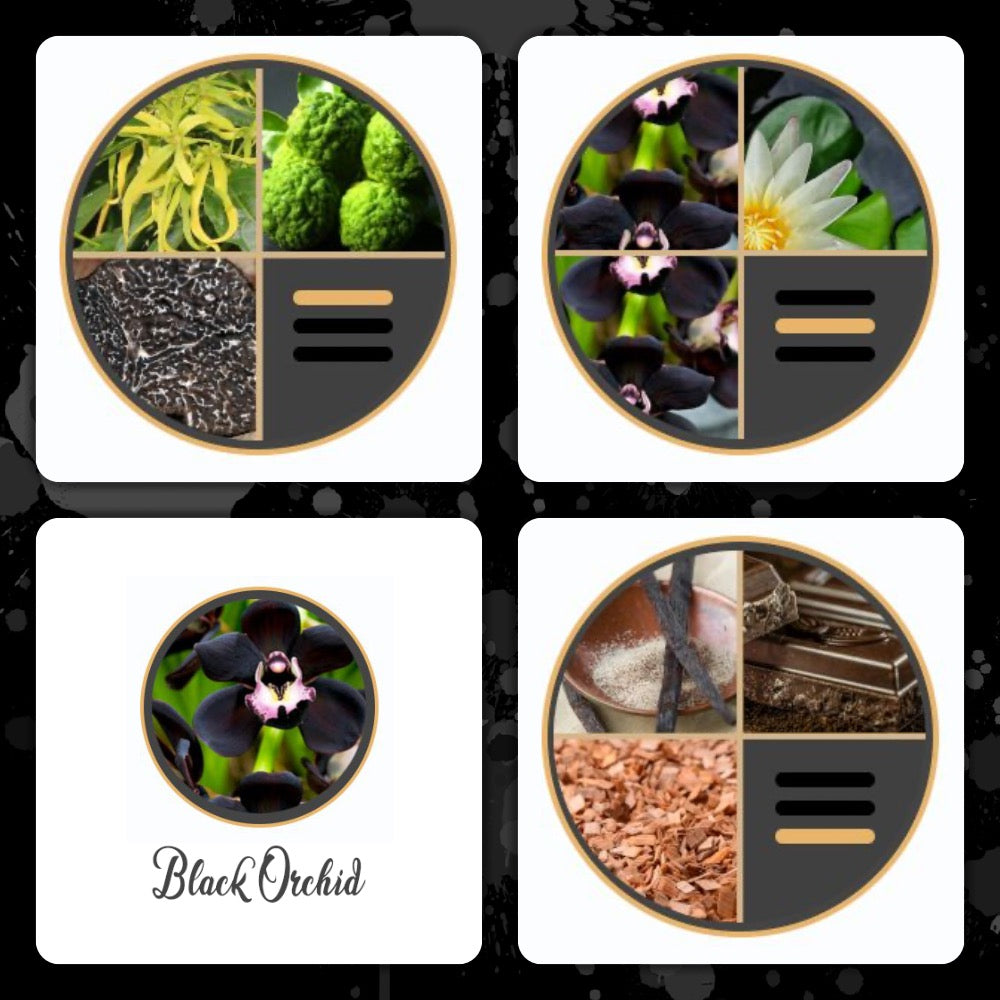 Black Orchid Luxury Wax Melts 85g | 70+ hours of fragrance