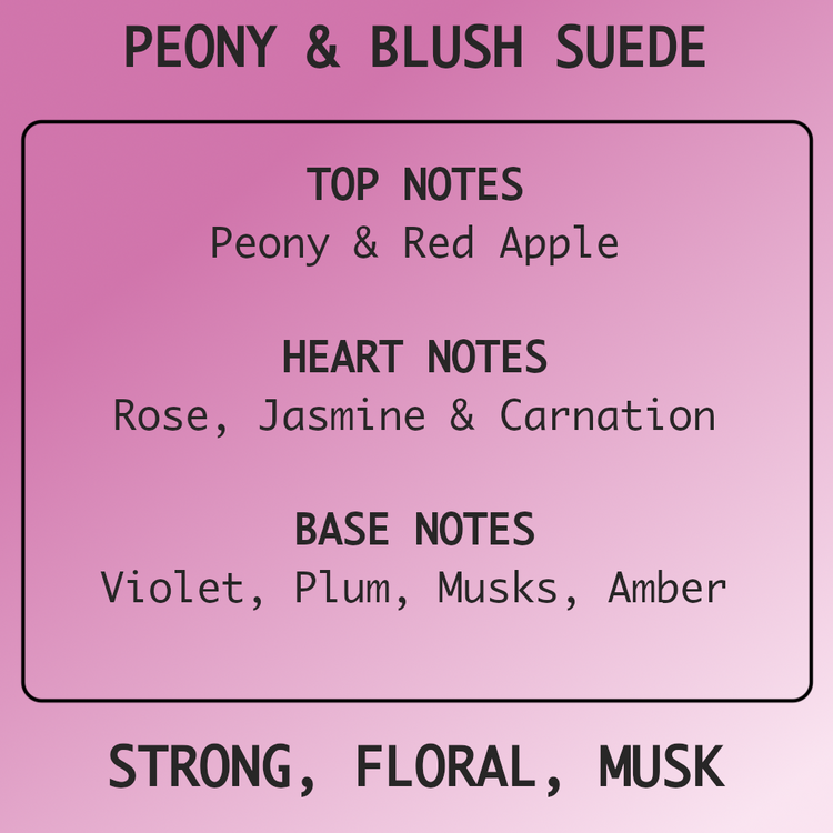 Peony & Blush Suede