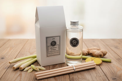 Lemongrass & Ginger  - Luxury Reed Diffuser Refill 150ml
