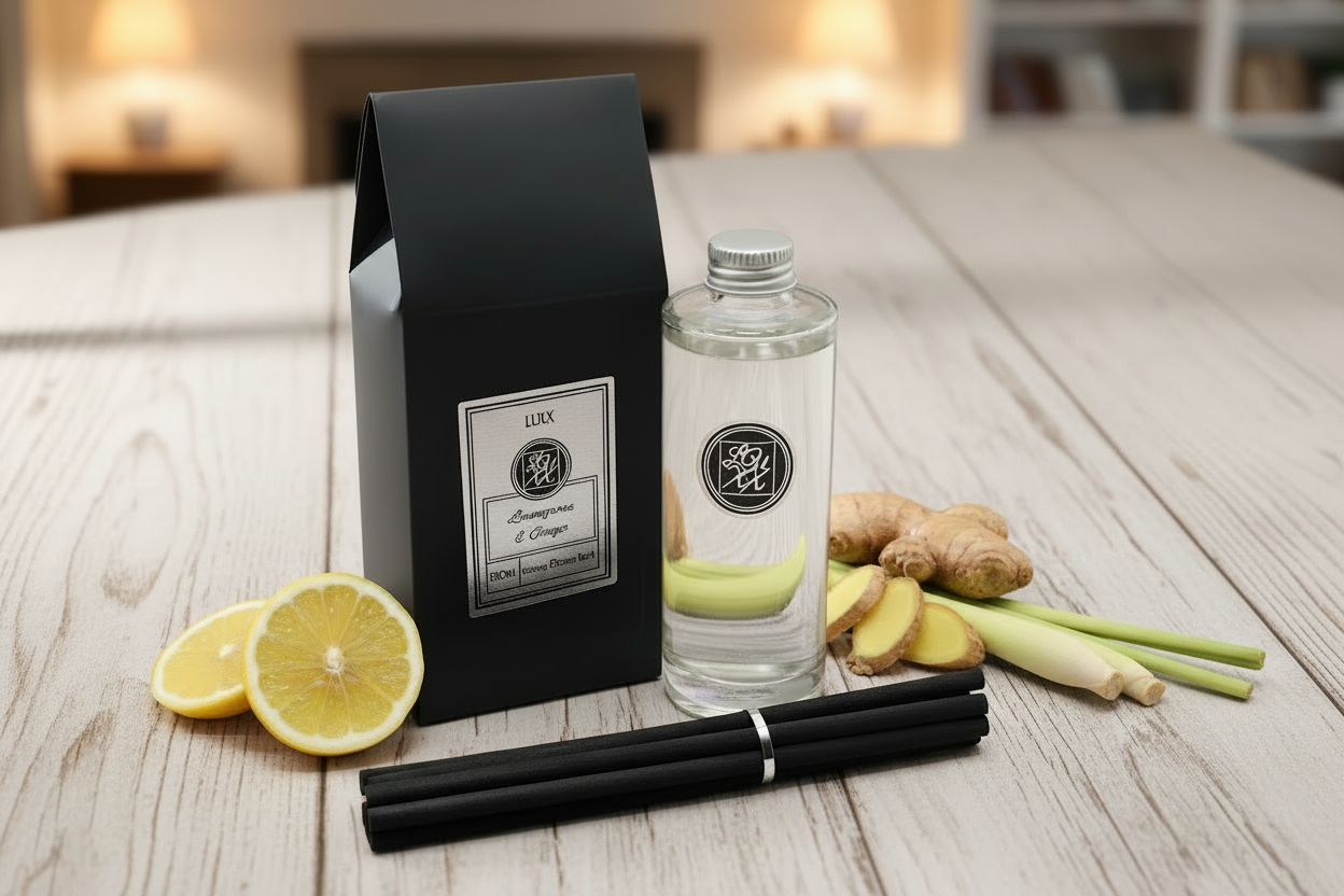 Lemongrass & Ginger  - Luxury Reed Diffuser Refill 150ml