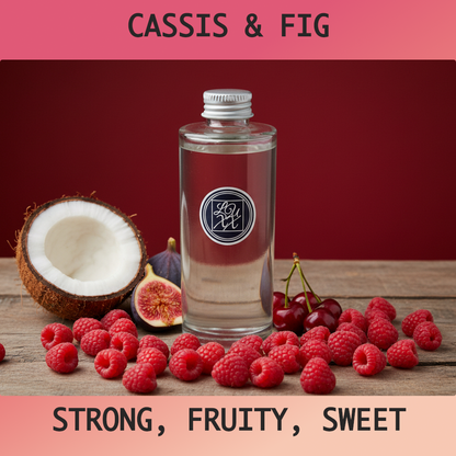 Cassis & Fig - Luxury Reed Diffuser Refill 150ml