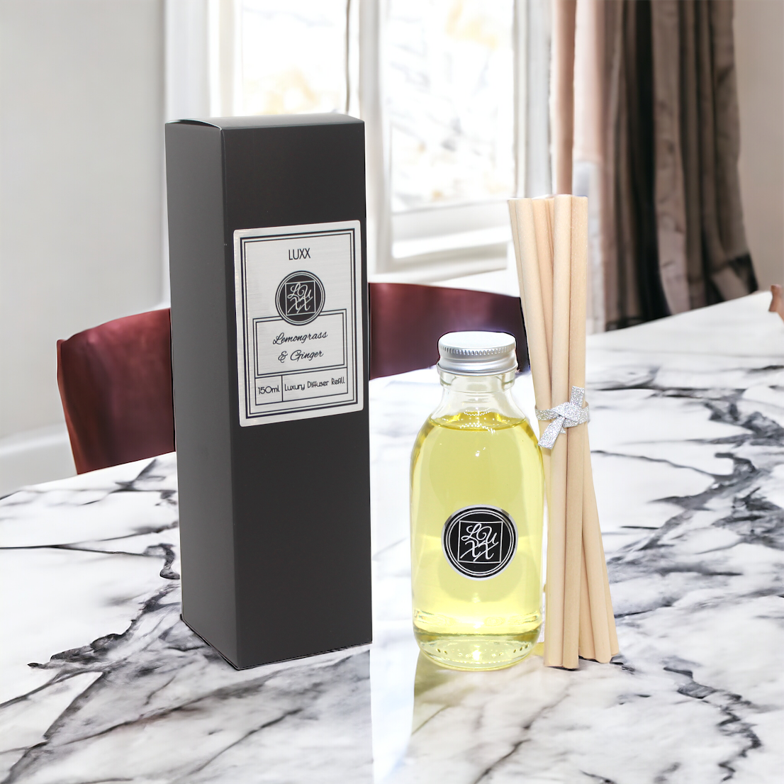 Lemongrass & Ginger  - Luxury Reed Diffuser Refill 150ml