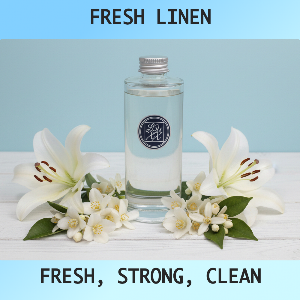 Fresh Linen - Luxury Reed Diffuser Refill 150ml