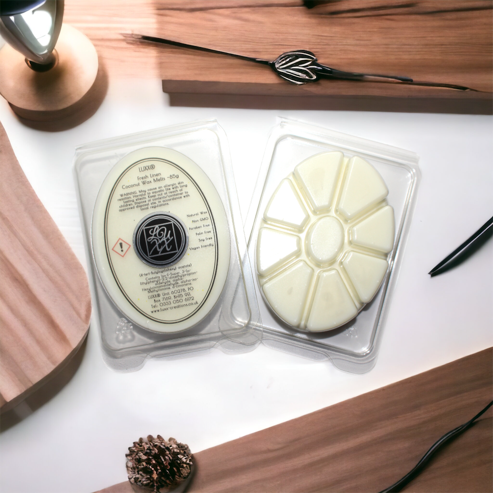 Fresh Linen Wax Melts 85g | 70+hours of fragrance