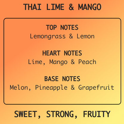 Thai Lime & Mango - Large Luxury Reed Diffuser 150ml
