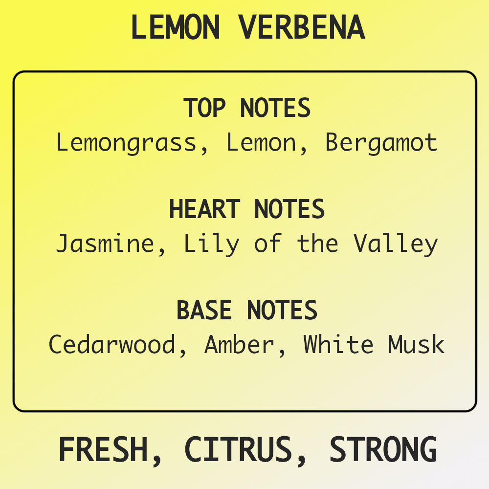 Lemon Verbena - Large Luxury Reed Diffuser 150ml